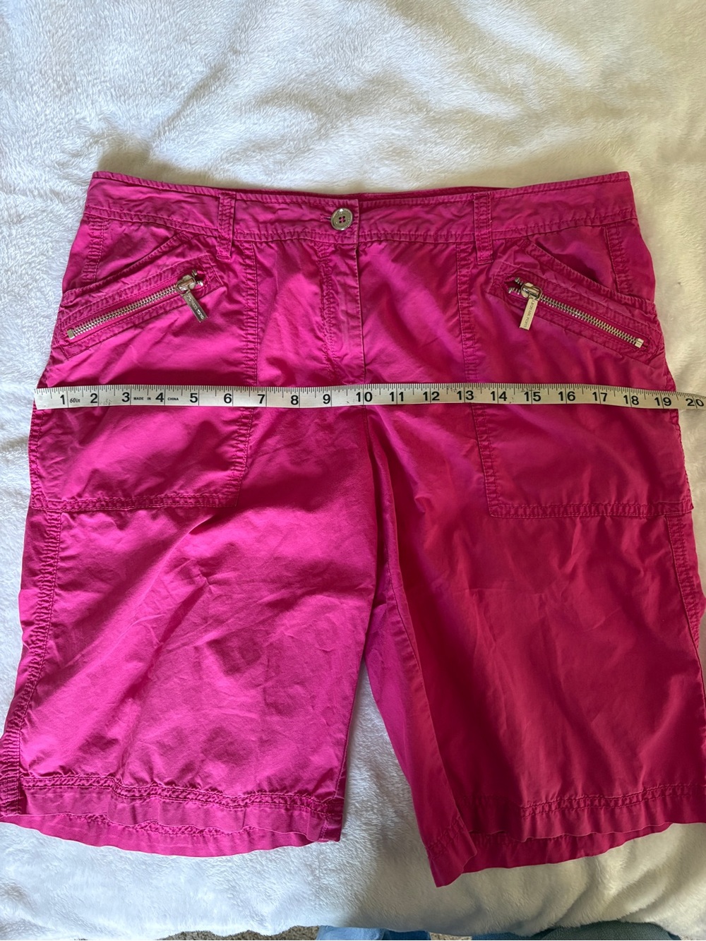 Michael Kors Hot Pink Cargo Shorts - Picture 8 of 11